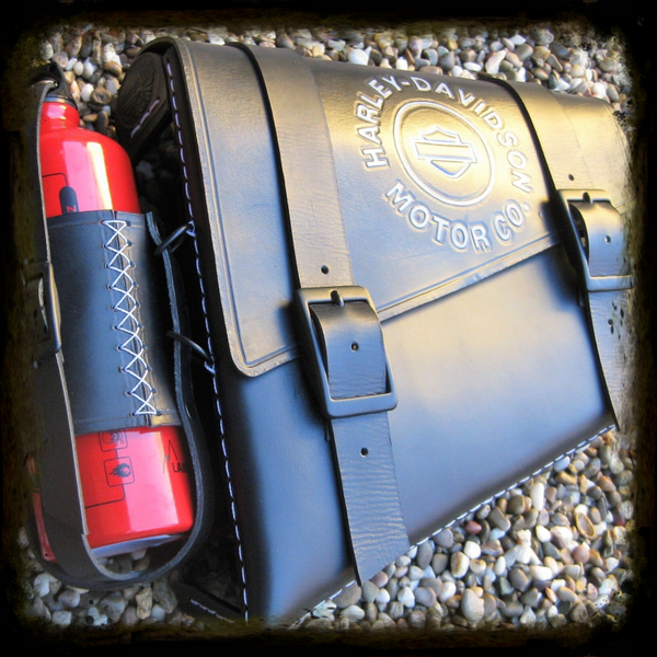 SATTELTASCHE MEDIUM BLACK HARLEY-DAVIDSON BOTTLE