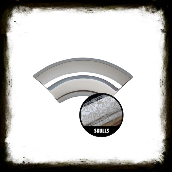 HEAT SHIELD REAR/FRONT TOP CHOPP SKULL (54MM)