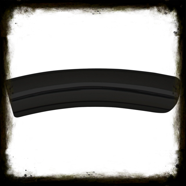 HEAT SHIELD FRONT RADIAL VA BLACK (54MM)