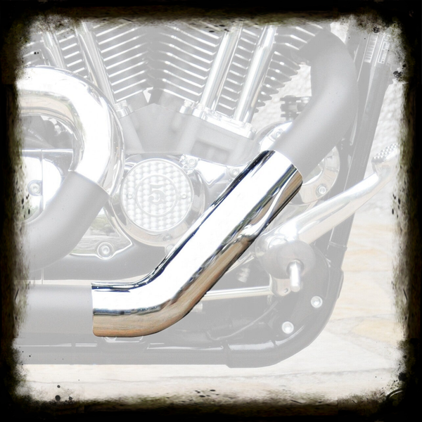 HEAT SHIELD TOP CHOPP LONG VERSION FRONT VA BLACK (54MM)