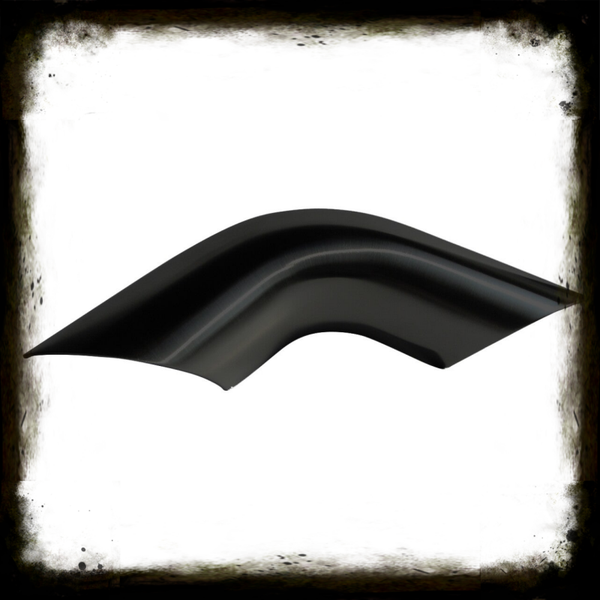 HEAT SHIELD FRONT RADIAL VA BLACK (60MM)