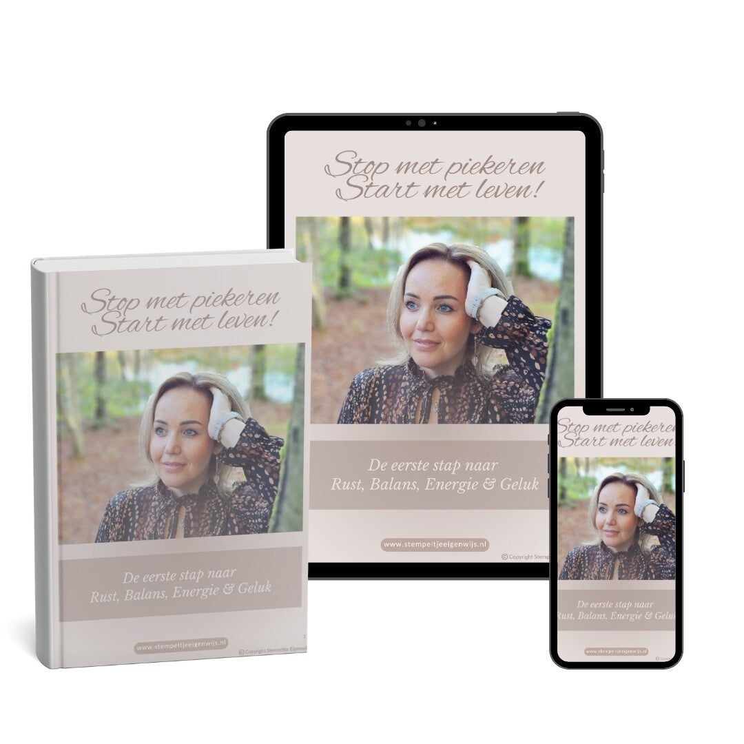 Ebook Coach Stoppen met piekeren Start met leven