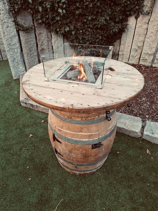 Sta tafel deluxe met ingebouwde heater