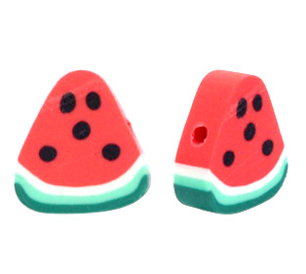 polymeer kralen - watermeloen