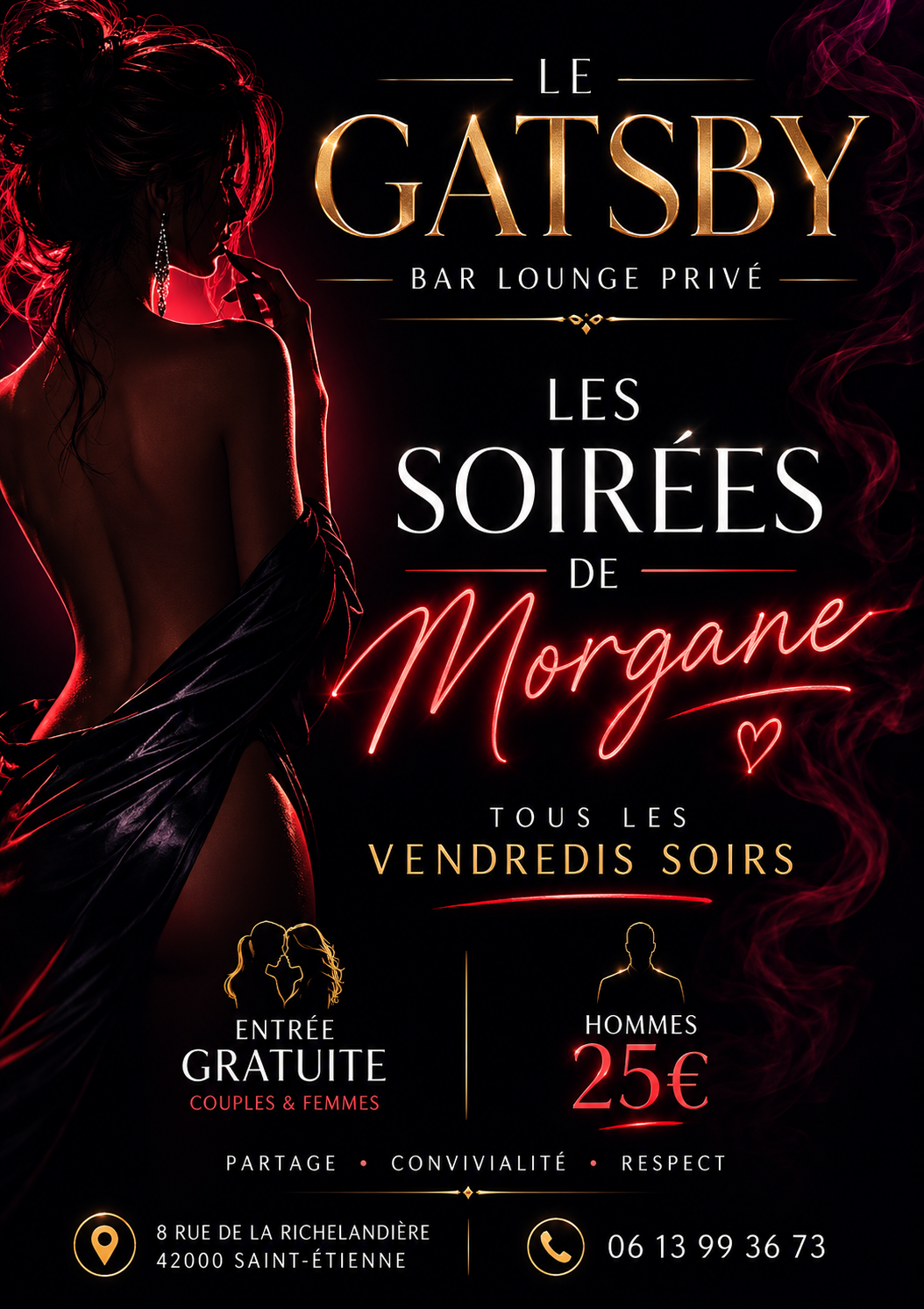 Soiree de morgane Club libertin saint etienne
