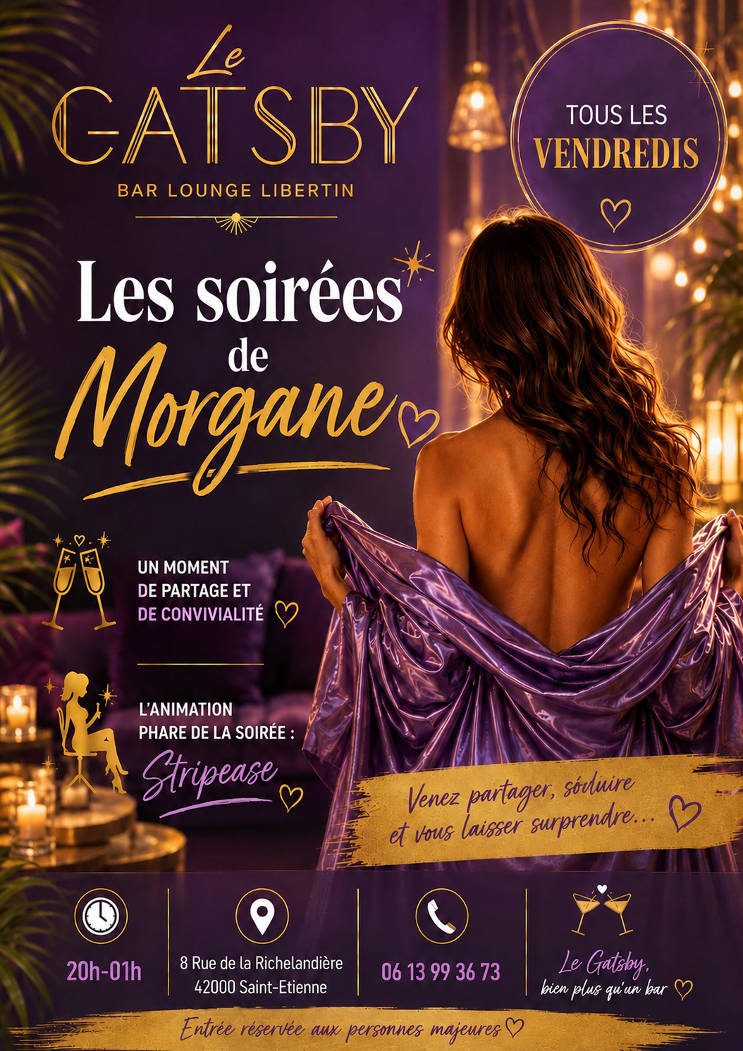 Soiree de morgane Club libertin saint etienne
