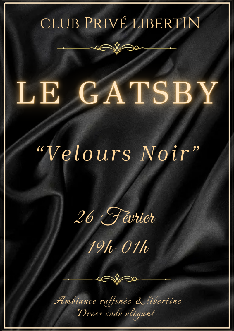 Soiree velours le gatsby saint etienne