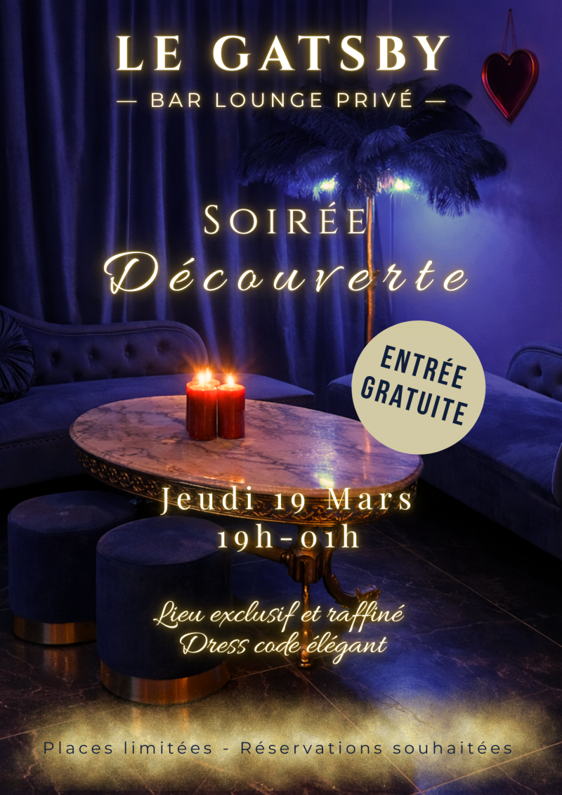 decouverte le gatsby Club libertin Saint etienne