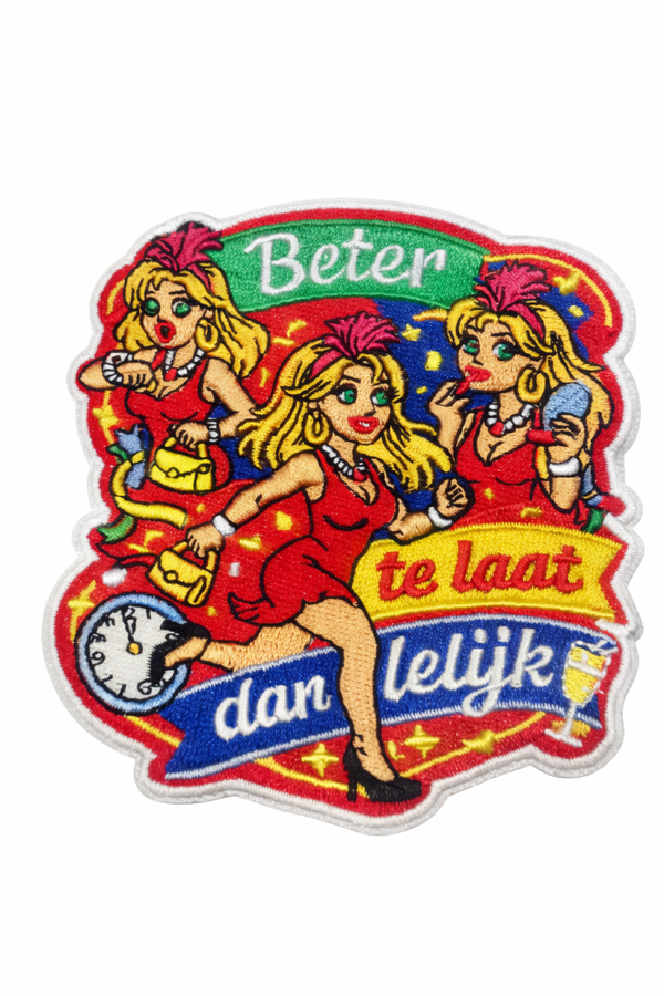Embleem beter te laat .....dan lelijk