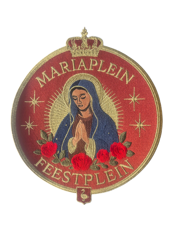 Rugpatch Mariaplein 25cm