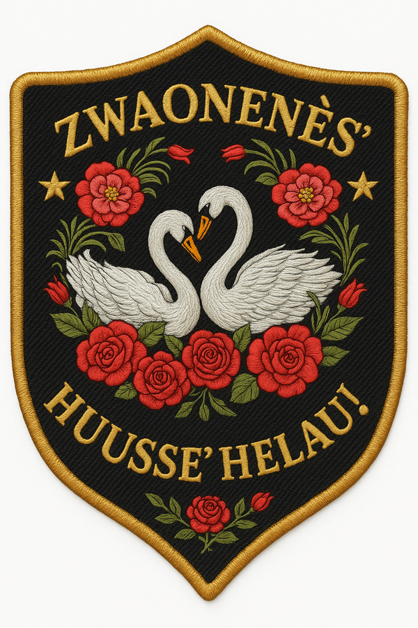 Rugpatch Zwaonenès 25 cm