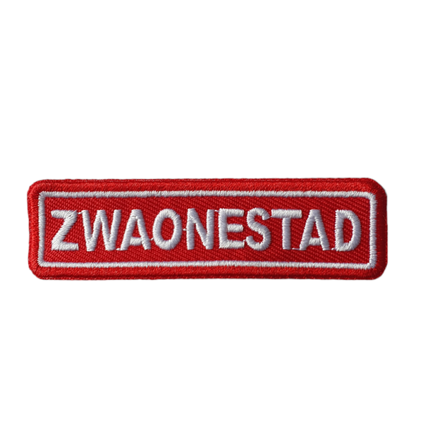 Patch naambord Zwaonestad