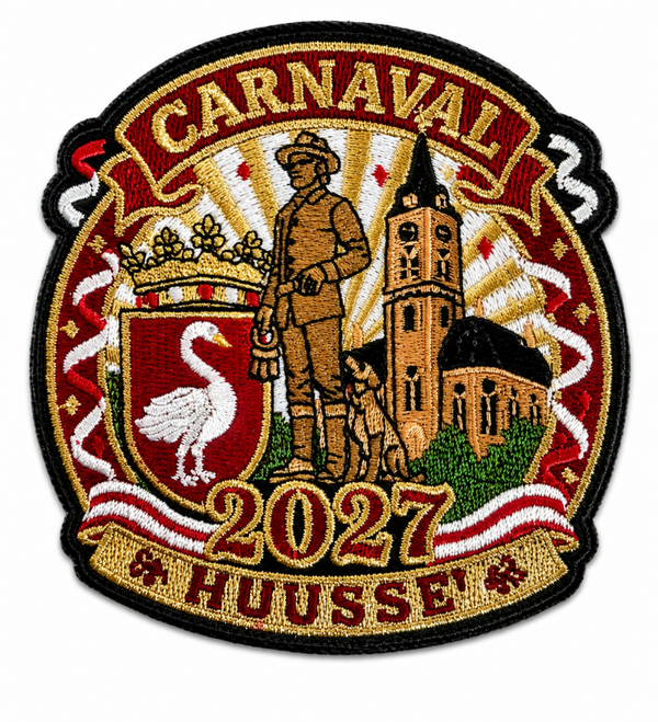 Jaarembleem 2026 helft van opbrengst gaat naar Huusse carnaval Kraonige Zwaone