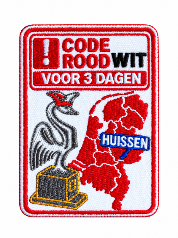 Patch Code rood wit ...