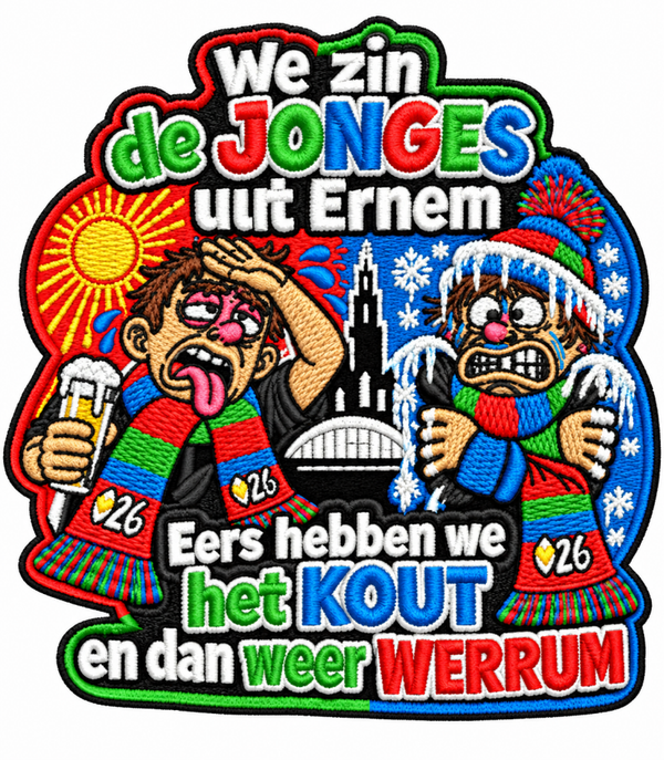 Patch Wij zin de jongens....binnenkort leverbaar