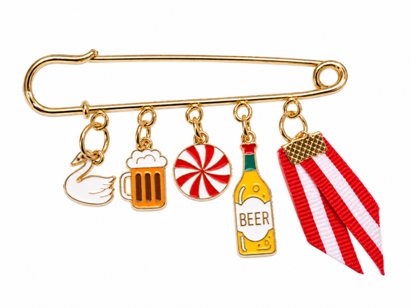 Speld Bier rod/wit