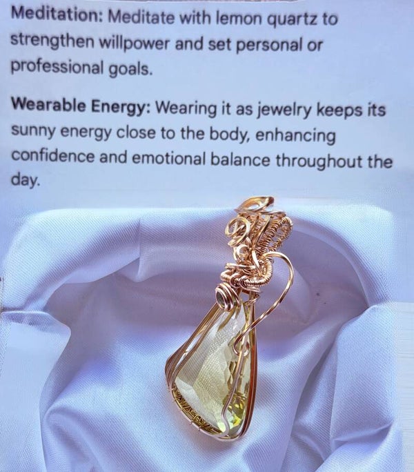 DIAMOND CUT LEMON QUARTZ
