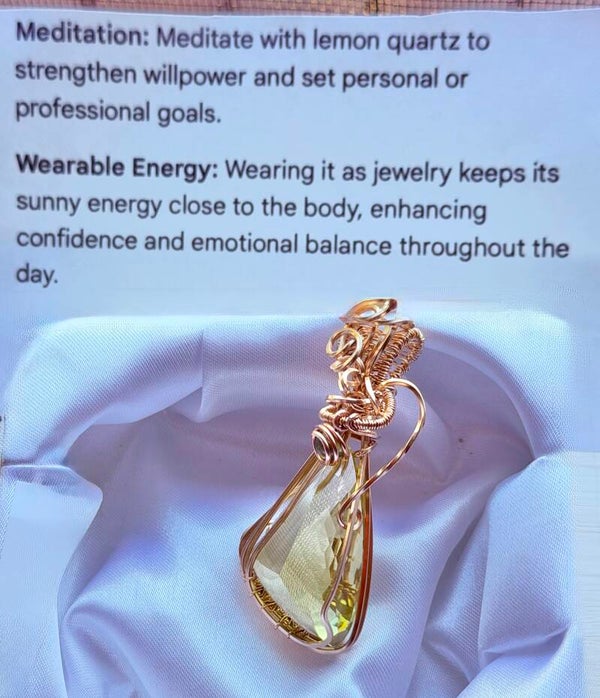 DIAMON  CUT LEMON QUARTZ