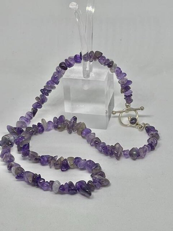 Tiny Chipped flower Amethyst