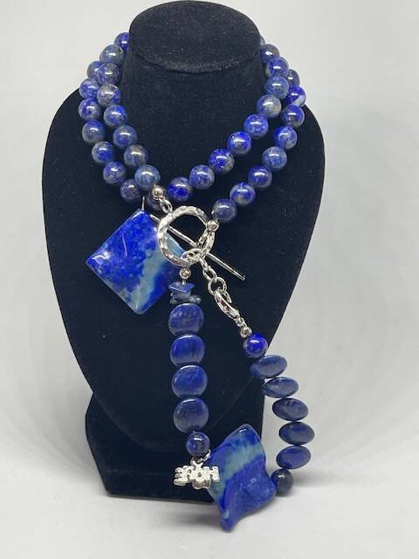 LAPIS LAZULI NECKLACE & BRACELET