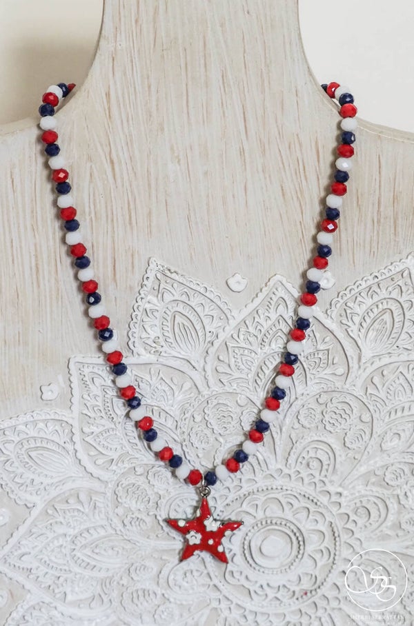 PATRIOTIC NECKLACE.