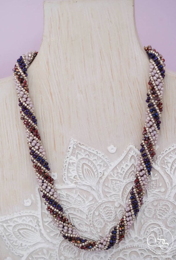 SPIRAL WEAVE NECKLACE