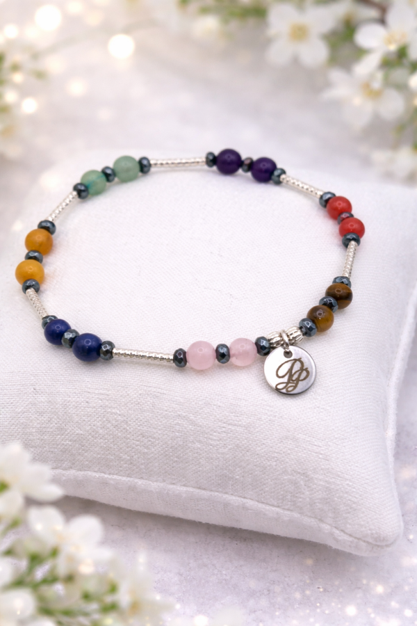 Bracelet Harmonie des chakras - Argent 925