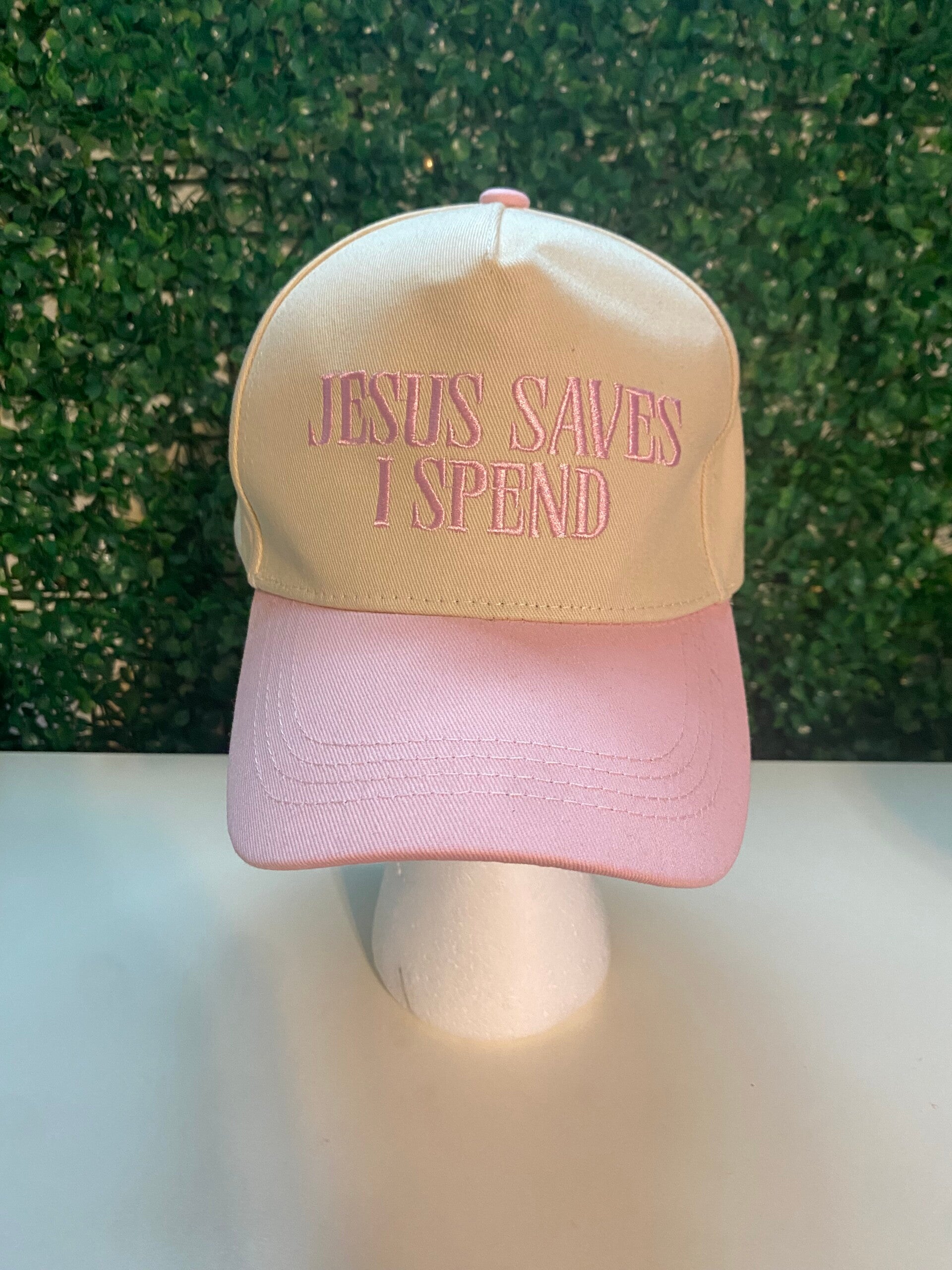 Jesus Saves I Spend Trucker Hat