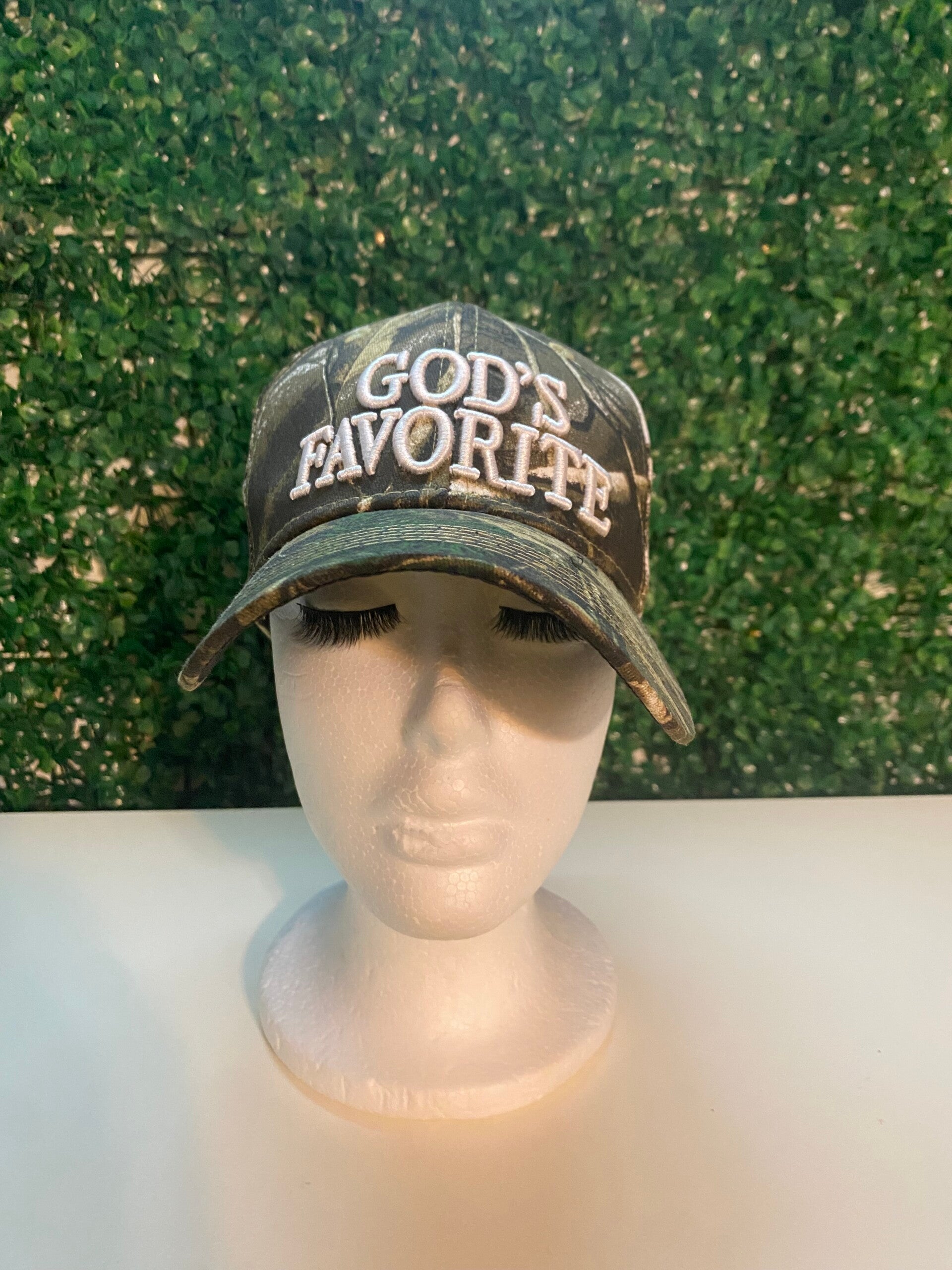 God's Favorite Camo Trucker's Hat