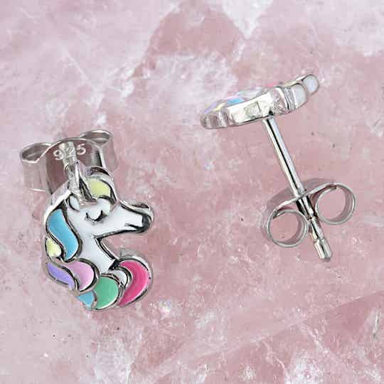 Gekleurd eenhoornhoofdje