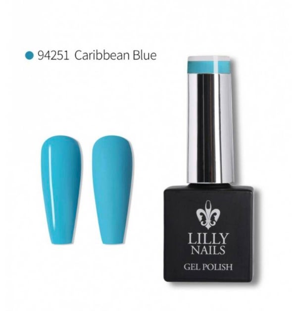 Gelpolish Caribbean blue