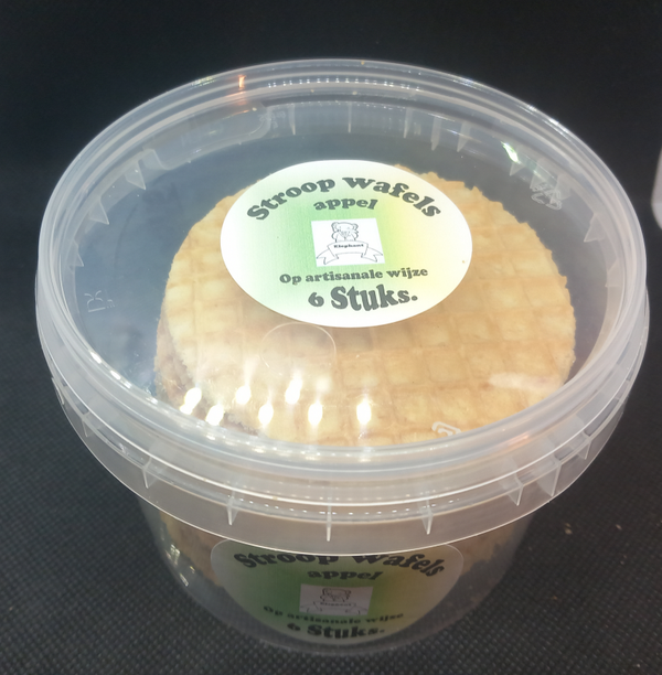 Strooplukken gevuld met appelstroop 6 stuks