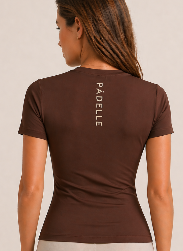 Pádelle t-shirt brown