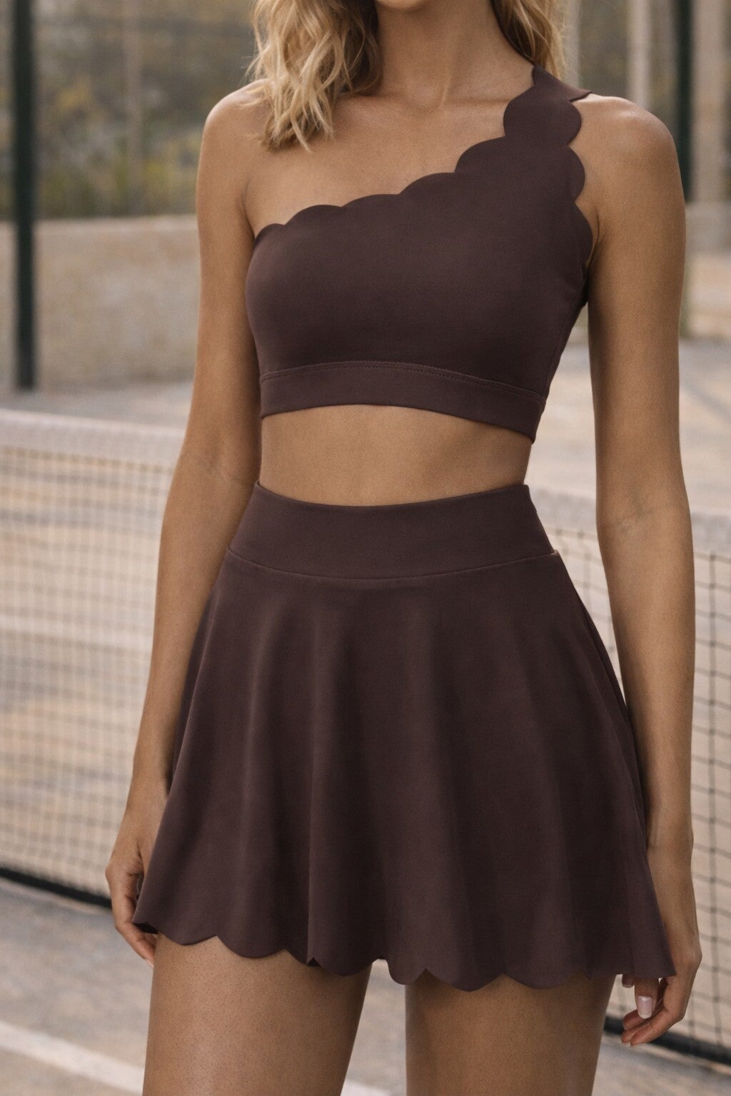 Pádelle noir cacao skort