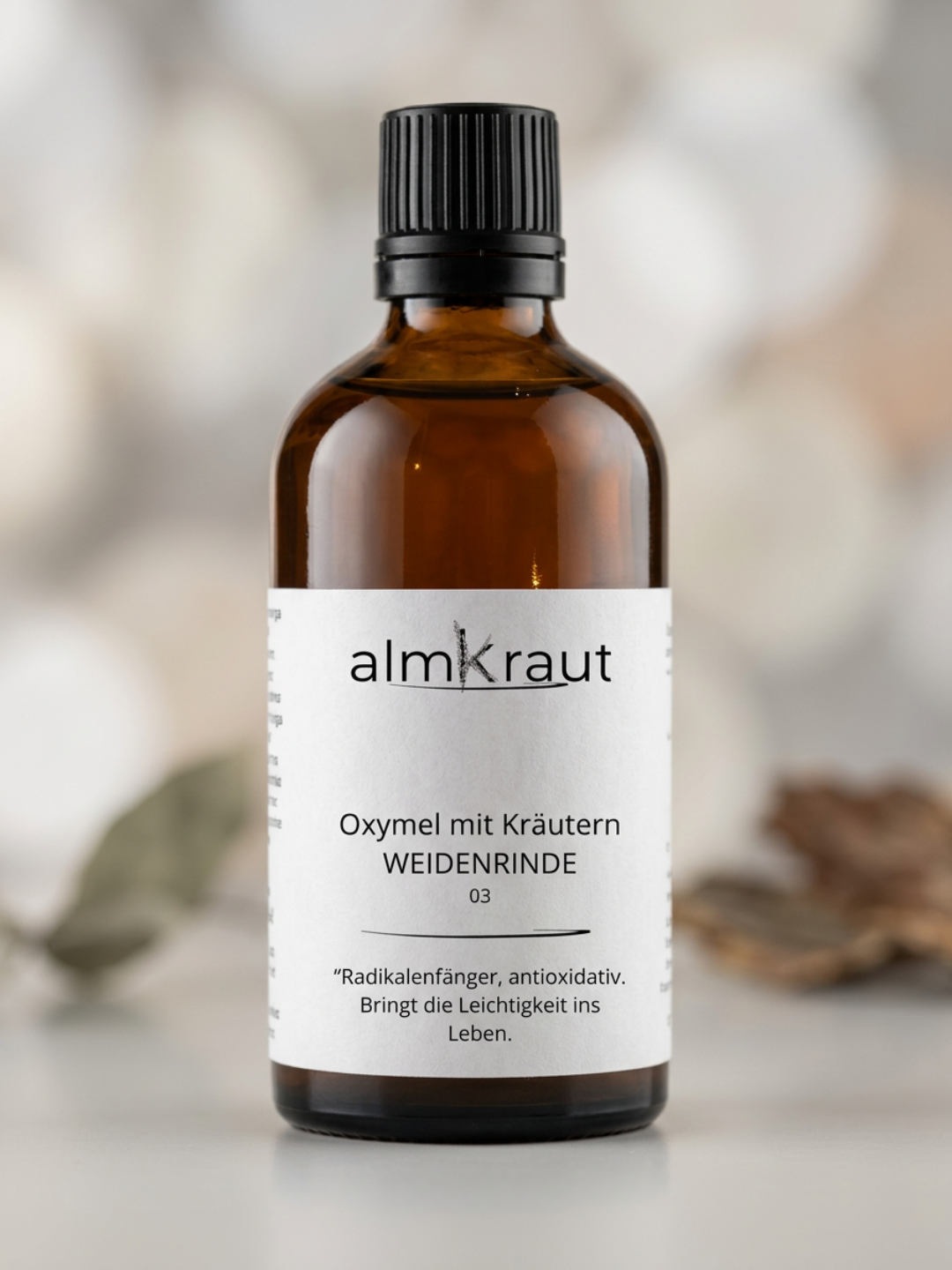 Weidenrinden-Oxymel - antioxidative Eigenschaften; zur Befreiung von Ballast