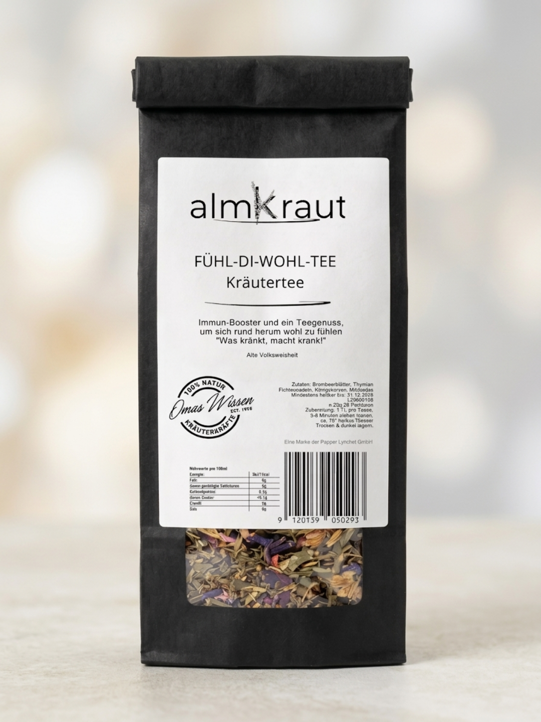 Fühl-di-wohl Kräutertee - um die körpereigene Abwehr zu unterstützen und ein Gefühl von innerer Wärme und Geborgenheit bekommen