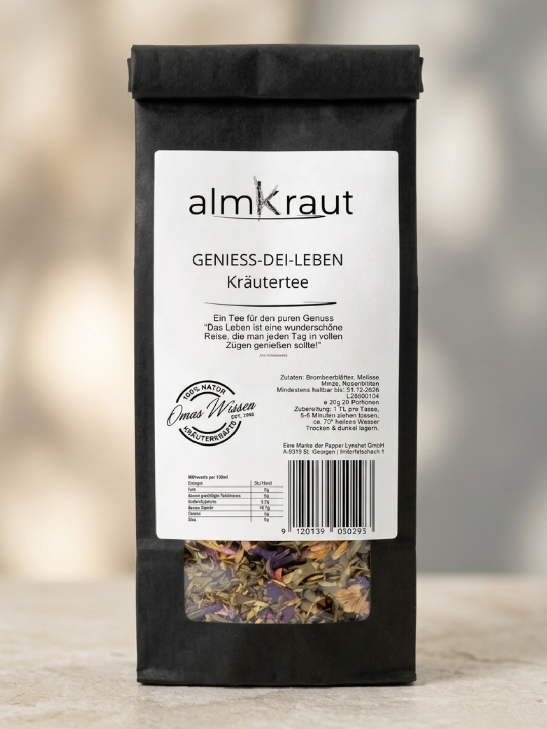 Genieß-dei-Leben Kräutertee - um das allgemeine Wohlbefinden zu fördern und ein Gefühl von innerer Freude und Leichtigkeit zu schenken