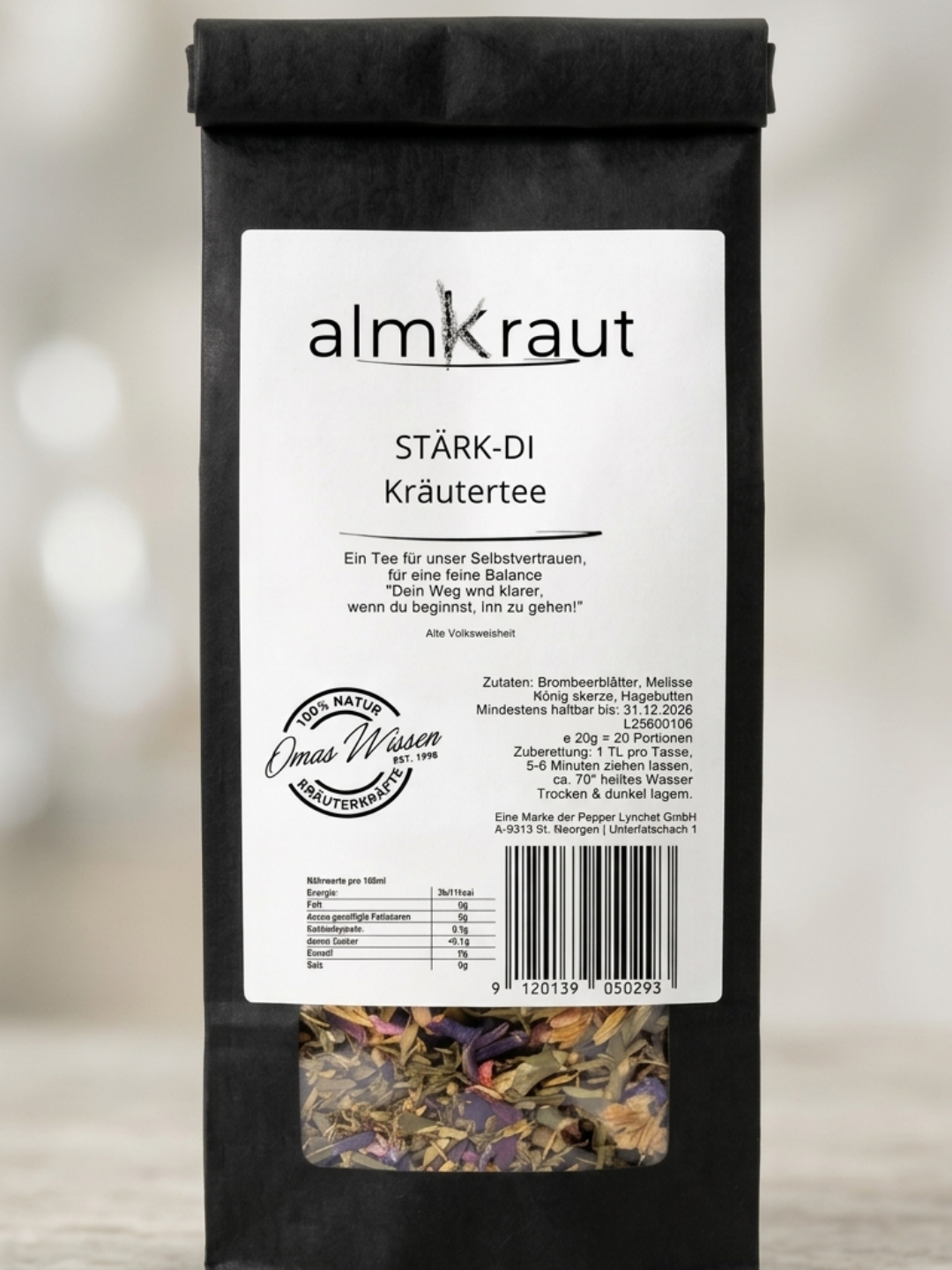 Stärk-di Kräutertee - um das Selbstvertrauen zu fördern und eine feine innere Balance zu unterstützen