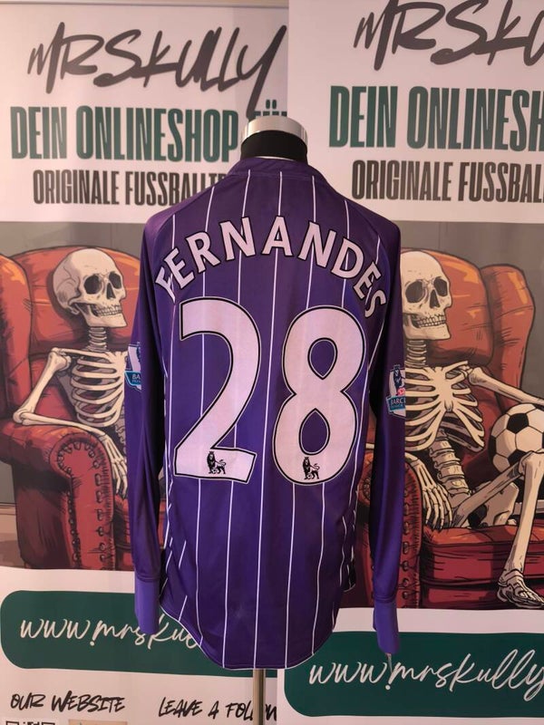 Manchester City Trikot Playerversion Fernandes 2007/08 Premier League
