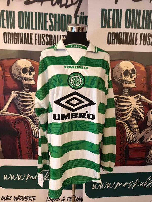 Celtic Glasgow Trikot 1997/98 Playerversion Longsleeve Scottish Premiership