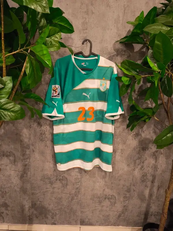 Match Prepared Trikot Daniel Yeboah Elfenbeinküste WM 2010 Afrika