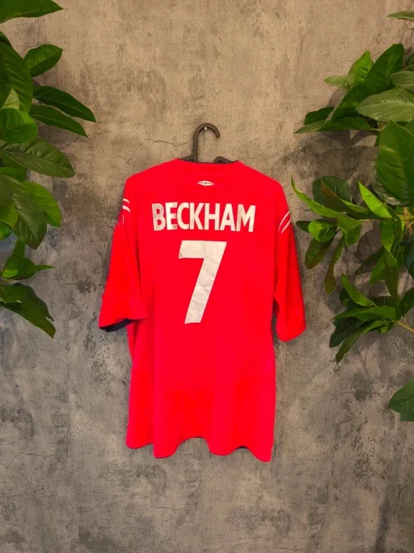 Originales David Beckham Trikot EM 2004 Europa