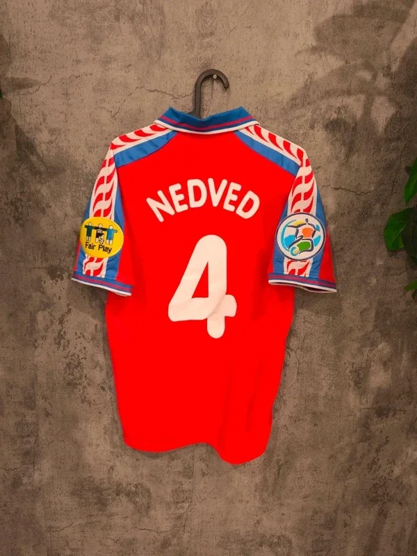 Originales Pavel Nedved Trikot Tschechien EM 1996 Nationalmannschaft