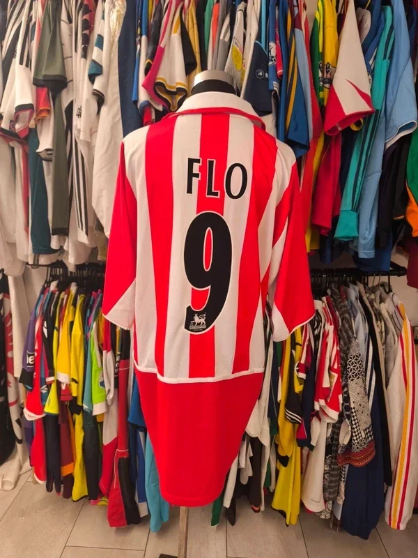 Originales Tore André Flo Trikot Sunderland AFC 2002/03 Maillot Maglia Jersey Premier League