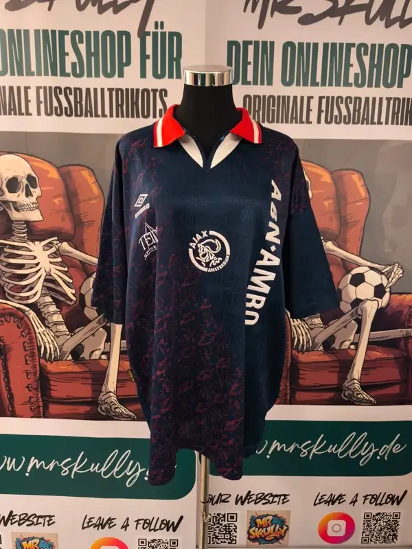 Ajax Amsterdam Trikot 1994/95 Marc Overmars Eredivise