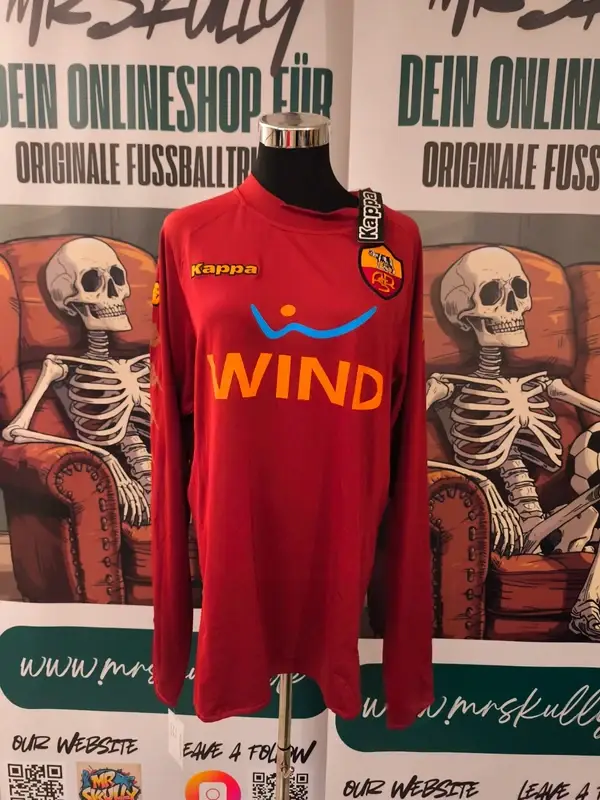 AS Rom Langarmtrikot 2008/09 – BNWT – Größe XXL – Kappa Serie A