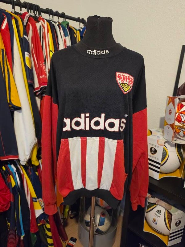 VfB Stuttgart – Bundesliga – adidas Hoodie / Sweatshirt – 1995/96 – Gr. XL