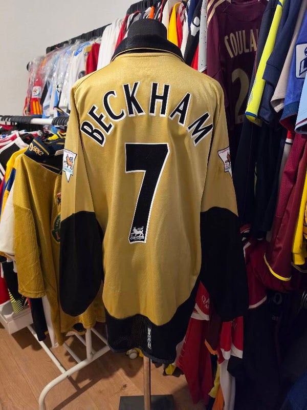Manchester United – Premier League – David Beckham #7 – Player Version / Match-Prepared – 2001/02 – Gr. XL