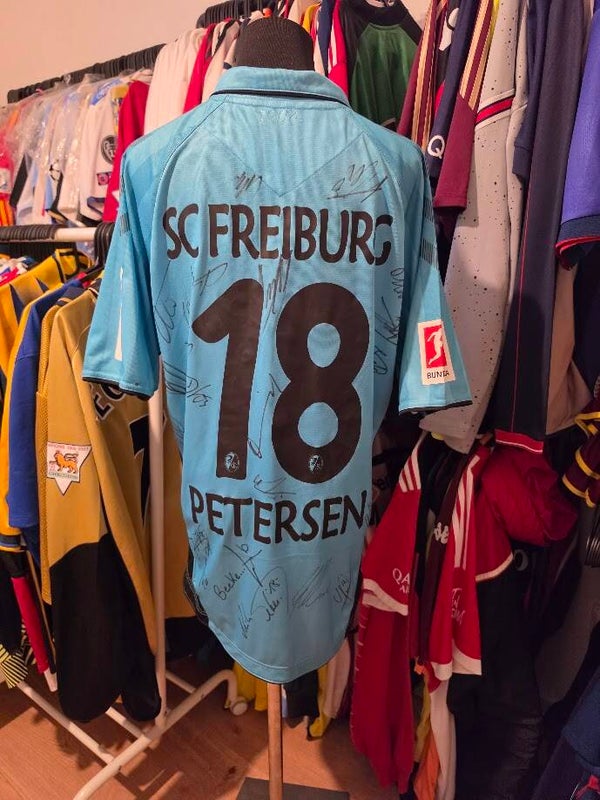 SC Freiburg – Bundesliga – Nils Petersen #18 – Matchworn / Fotomatch – Teamsigniert – 2018/19 – Gr. L