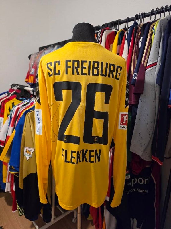 SC Freiburg – Bundesliga – Mark Flekken #26 – Matchworn – Signiert – 2020/21 – Gr. L